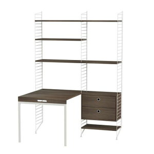 �X�g�����O �f�X�N�{�`�F�X�g W140×D100×H200cm �E�H���i�b�g (String Bundles Work Space)�y����s���i�z