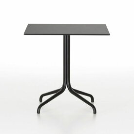 ベルヴィル テーブル スクエア 75×75cm ブラック×ディープブラック アウトドア用 Belleville Table (vitra ヴィトラ)