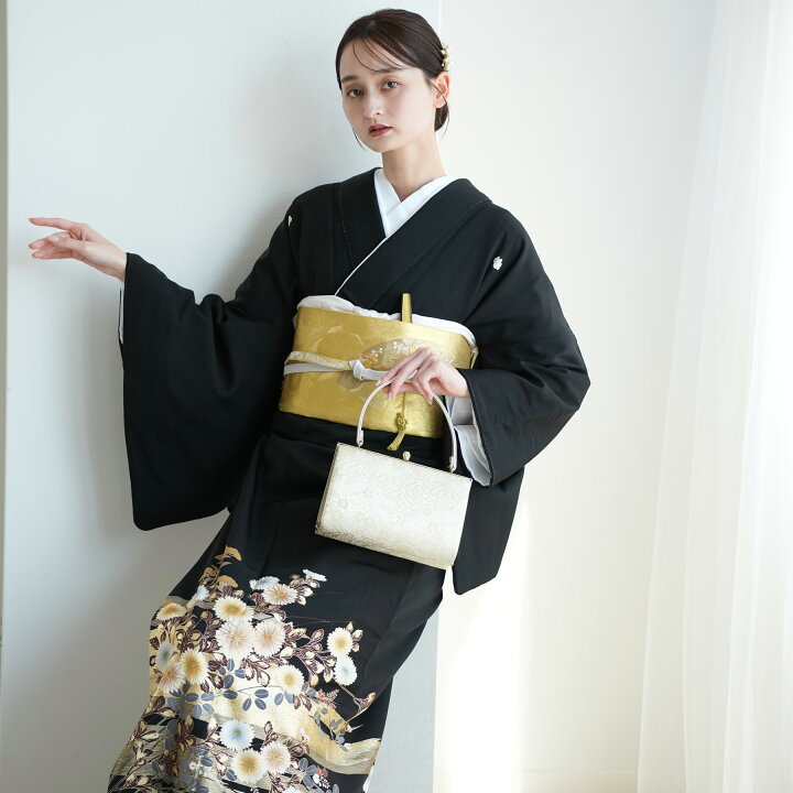 楽天市場】【レンタル】黒留袖レンタル フルセット 高級 正絹 結婚式 