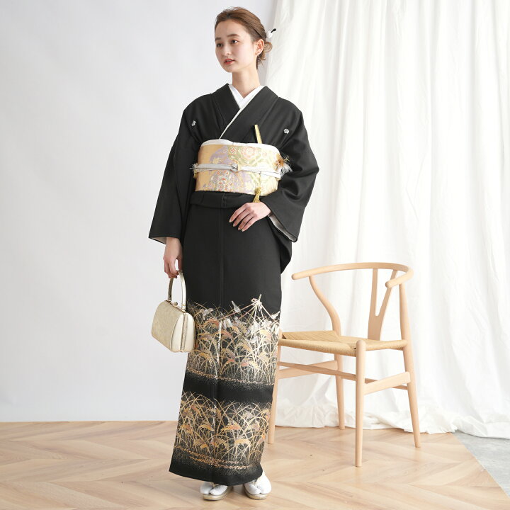 楽天市場】【レンタル】黒留袖レンタル フルセット 結婚式着物 留袖 黒 