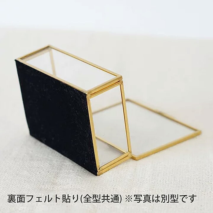 楽天市場】フレームガラス＆ミラーボックス 四角 M 宝石箱 ジュエリー 