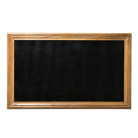 黒板 壁掛け ブラックボード 雑貨 無地 黒系 木製 L 115×72 マグネット 看板 メニューボード ウェルカムボード アンティーク調 レトロ インテリア ディスプレイ