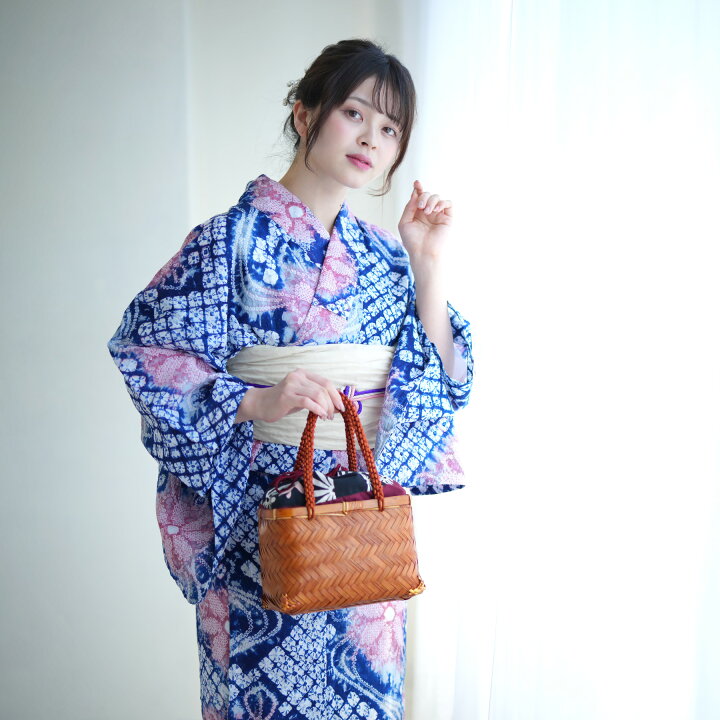 楽天市場】浴衣 セット レディース 3点セット utatane フリーサイズ 
