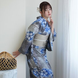 楽天市場】 浴衣(おとな) > 浴衣3点セット > 有松絞り浴衣3点セット 