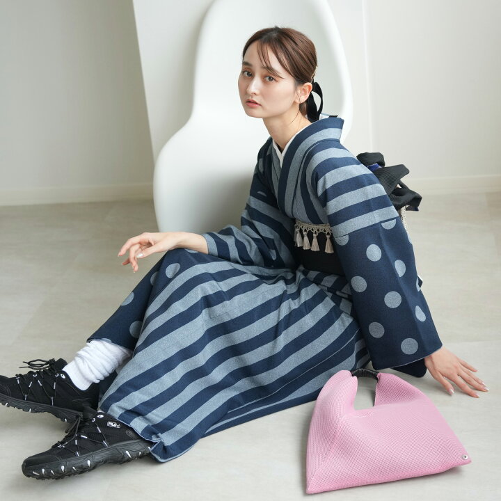 楽天市場】袷着物 単品 utatane フリーサイズ（適応身長154-165cm 