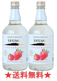 【壱岐の蔵酒造 クラフトジン】JAPANESE CRAFT GIN〈SHIMA strawberry〉700mlx2本【数量限定】