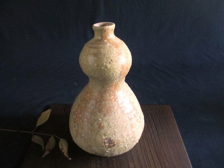 楽天市場】花器 □ 陶芸作家 佐藤和次 黄瀬戸 瓢型 一輪挿し ギフト 
