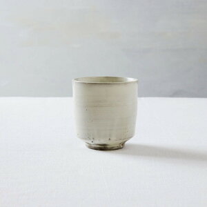 古谷宣幸 湯呑み 器 湯呑 コップ セラミック カトラリー ホワイト アイボリー 白 白磁 陶芸家 作家 滋賀 甲賀 茶道具 お買い物マラソン プレゼント ギフト