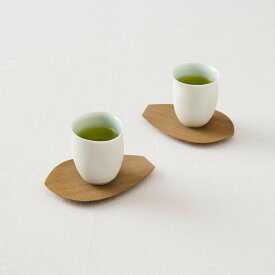 紀平佳丈 蓮弁皿 茶托 菓子 トレー トレイ プレート 木 木製 皿 小皿 コップ 盆 ベージュ テーブルウェア トレイ カトラリー 木工 茶道具 お買い物マラソン プレゼント ギフト
