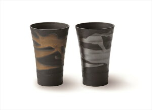 ギフト AWASAKA(アワサカ) Shigemichi Tabata 金銀流し ほろ酔いカップペア 7-1814