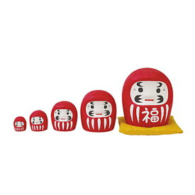 【送料無料：北海道・沖縄・離島は別途送料＋660円】 てまひま工房 はりこーシカ だるま 赤色 780105