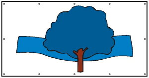 ガードフェンスシート 7(5枚セット) 仙台銘板