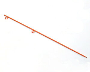 【10本セット】ロープスティック H1500mm×14φ 2段 AR-1310 ロープピン ロープガイド ロープ張り支柱 鉄ピン