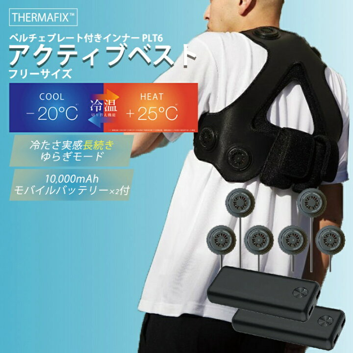 楽天市場】【あす楽】【熱中症対策 ペルチェベスト】THERMAFIX 