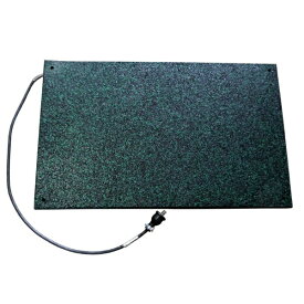 【超ポイントバック祭ポイント2倍】融雪マット 玄関用 500mm×800mm×20mm M15008 電気式ヒーター 防水仕様 AC100V 透水ゴムチップ 凍結防止 滑り止め 歩道安全確保