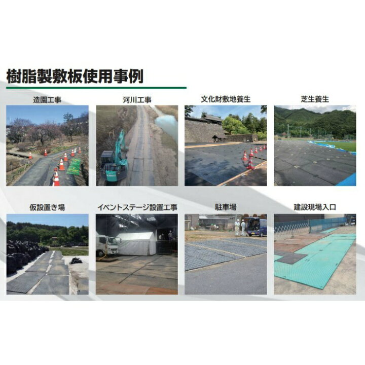楽天市場】養生用敷板 Wボード 片面凸 4×8 厚み15mm 1219mm × 2438mm × 15mm ダブルボード 樹脂製敷板 重量約39kg 最大車両荷重120トン ウッドプラスチックテクノロジー NETIS CG-150003-VE ぬかるみ でこぼこ 敷く 板 あぜ道 砂利 地面 : 仙台銘板@楽天市場店