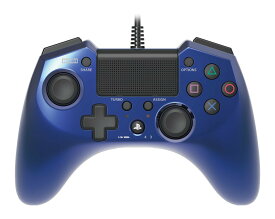 【PS4　PS3】ホリパッド FPSプラス　ブルー