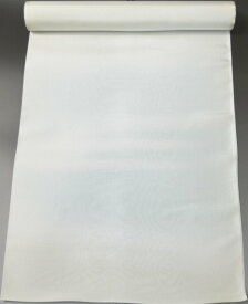 【送料無料】正絹染め長尺羽裏・羽二重生地 No.5009【地色藍白（あいじろ）色系統】※染めむら・織りキズ・しみなど軽度の難がある品物（女性用）羽織 道行きコート 道中着の裏地にオススメ 正絹 羽二重 コート裏 長さ約5.5m巾38cm 二つ折りにして配送で送料無料 ポスト投函