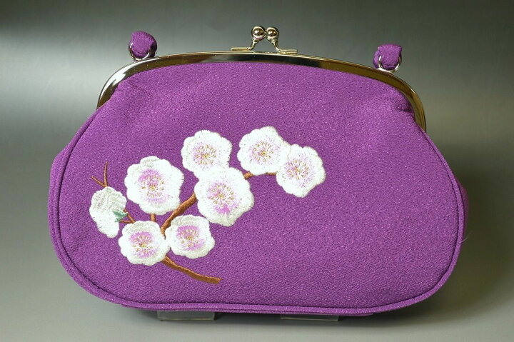 楽天市場】あとりえ座バッグ 紫 刺繍柄-No.237サイズ縦約16.5cm 横約 