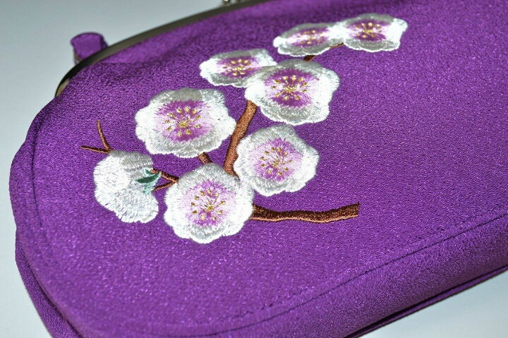 楽天市場】あとりえ座バッグ 紫 刺繍柄-No.237サイズ縦約16.5cm 横約 