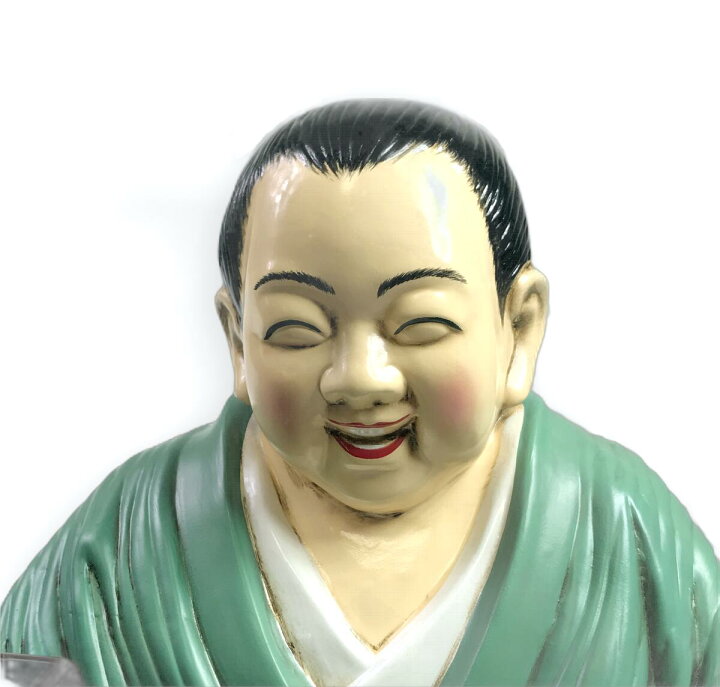 楽天市場】福の神 仙台四郎（仙臺四郎） 陶器の置物 特大サイズ 