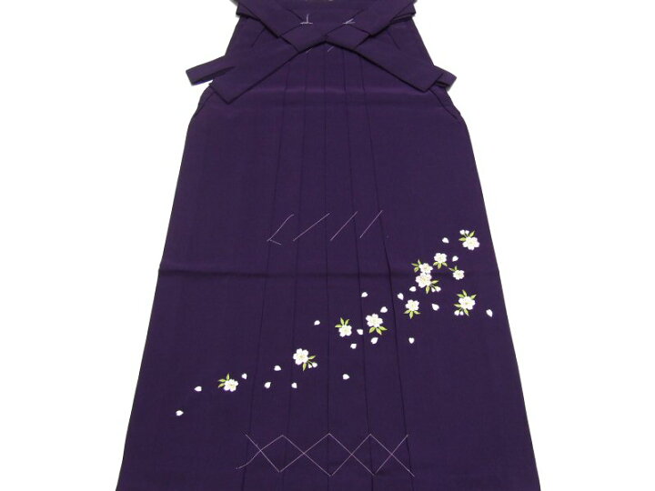 楽天市場】女性用刺繍入り袴(卒業式)No.004-c(紫色)-Sサイズ-87 