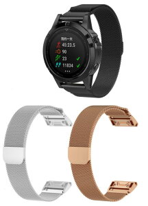 【ポイント10倍】 Garmin Fenix 8 43mm 7s 6S 5s / Instinct 2S ハンド ステンレス ベルト ガーミン ウォッチベルト 交換ベルト 腕時計ハンド シルバ ウェアラブル