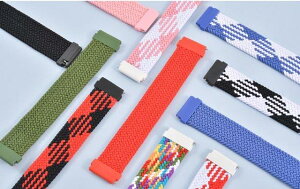 【ポイント10倍】 スマートウォッチ バンド 20mm ベルト編み込み ソロループ コンパチブル 伸縮性ナイロン solo loop バンド交換 ウォッチベルト 腕時計ベルト ウェアラブル SmartWatch