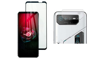 ROG Phone 6 / ROG Phone6 pro �K���X�t�B���� �O�ʃt�B����+ �����Y�p�t�B���� asus �t�B���� �K���X �t���ی�t�B���� �����K���X �X�}�z�t�B���� ��� �t�� �ی� �V�[�gfilm