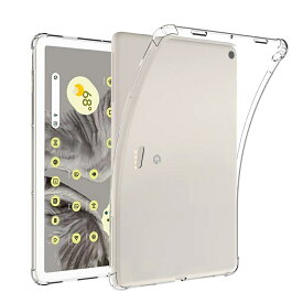 Google Pixel Tablet ケース ピクセル タブレット カバー 四つ角エアークッション 耐衝撃 タブレット TPUケース シリコン ソフトケース タブレット クリア