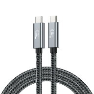 USB4 ケーブル Thunderbolt4 ケーブル 対応240W 48V/5A 超急速充電 40Gbpsデータ転送 8K@60Hz映像出力 US…
