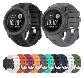 Garmin instinct 2S バンド シリカゲルバンド ベルト シリコン リストバンド交換 柔らか ベルト ウォッチベルト 腕時計ベルト ウェアラブル SmartWatch スマートウォッチ