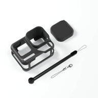 Insta360 Ace Pro 2 高品質シリコン製 保護ケース & レンズカバー & 紛失防止ストラップ付き 3点セット …