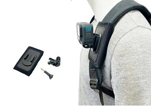 GoPro �o�b�N�p�b�N�}�E���g 360�x��] ���B�� �c�B�� �Ή� �����b�N�Œ� �V�����_�[�X�g���b�v�}�E���g �A�N�V�����J�����A�N�Z�T���[ GoPro HERO DJI Osmo Action Insta360�Ή� �n���Y�t���[ �B�e�p �}