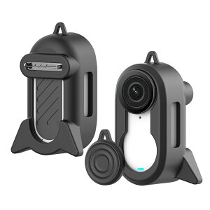 Insta360 GO3 GO 3S �P�[�X ���S�s���i�u���[�`�s���j�t�� �ی�P�[�X �V���R���J�o�[ �����Y�L���b�v�t�� �E�F�A���u������ �����h�~ Vlog POV�B�e�Ή�