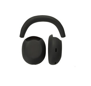 �\�j�[ SONY 1000X THE COLLEXION �p �V���R���P�[�X �C���[�p�b�h�J�o�[ �w�b�h�o���h�J�o�[ �ی�J�o�[ 2-in-1 �S�ʕی� �L�Y�h�~ �h�o �ϏՌ� ���􂢉\ �����ȒP �u���b�N