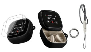 Anker Soundcore Liberty 5 Pro Max �P�[�X �ی�t�B����2���t�� �V���R���P�[�X �ی�J�o�[ �J���r�i�t�� �X�g���b�v�t�� ���������܂܏[�d�\ �ϏՌ� �h�� �h�o ���h�~ �y�� �����^�ѕ֗� �����h�~ 