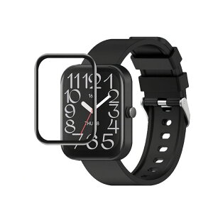 2�� Amazfit Bip 6 �p �ی�t�B���� 3D�ȖʃJ�o�[ �S�ʕی� PET�����f�� �X�}�[�g�E�H�b�` �A�N�Z�T���[ �t����ʕی� �V�[�� �Ή����f�� Amazfit Bip6