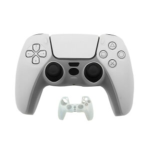 PS5 �R���g���[���[�Ή� �V���R���J�o�[ �P�[�X ����~�� �ی�J�o�[ �\�t�g�P�[�X �ϏՌ� �L�Y�h�~ ����h�~ �O���b�v���� ���������܂܏[�d�Ή� PlayStation 5 DualSense �f���A���Z���X