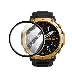 2�� Amazfit T-Rex 3 Pro T-Rex 3 44mm 48mm �Ή� �ی�t�B���� �S�ʕی� PET������ ��ʕی� �J�o�[ ���h�~ �w��h�~ �X�}�[�g�E�H�b�` �A�N�Z�T���[ �A�}�Y�t�B�b�g �e�B�[���b�N�X3 �e�B�[���b�N�X3�v