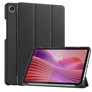 Lenovo Tab K9 / Tab One / Tab ZAF20010JP Ή P[X 8.7C` O܂X^h Jo[ PUU[ ^ y }OlbgJ m{ ^ubgp (ubN)
