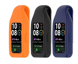 【ポイント10倍】 Huawei Band 8 / 9 / 10 用 ウェアラブル クリップホルダー シリコン製 フィットネストラッカー ベルトなし ファーウェイ バンド 身につけられる 首掛け/胸ポケット/腰装着