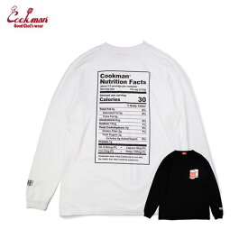 Cookman ロングスリーブ Tシャツ Nutrition Facts