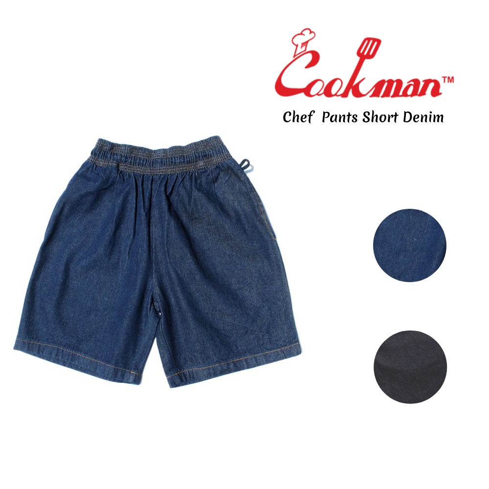 COOKMAN Chef Short Pants unisex クックマン ショートパンツ《Denim》