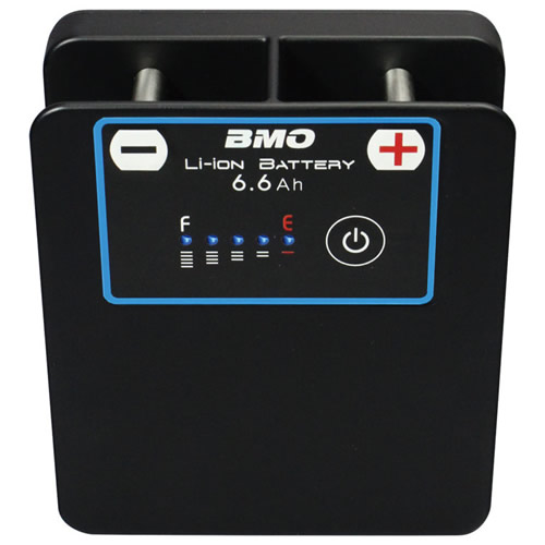 BMOリチウムイオンバッテリー6.6Ah電動リールなどに