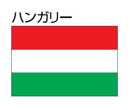 ハンガリー 国旗 90 1cm エクスラン生地 アクリル100 トーエイ Aurahotelbaru Com