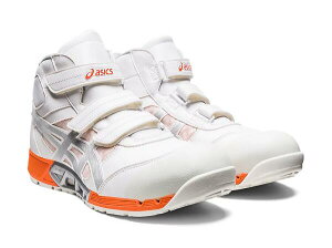 安全靴 CP308 AC アシックス 1271A055 ウィンジョブ 100 ホワイト×ピュアシルバー asics 作業靴 セーフティーシューズ 優れた通気性 マジックテープ ベルトタイプ 3色展開