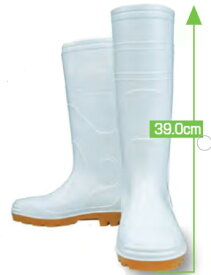 #JW-709 安全耐油長靴(鋼鉄芯入)(白)39cm おたふく手袋株式会社長靴 作業靴 厨房シューズ