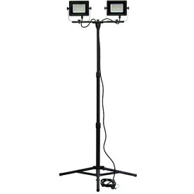 富士倉 スタンド付ダブルLED投光器 100W FWT-100W
