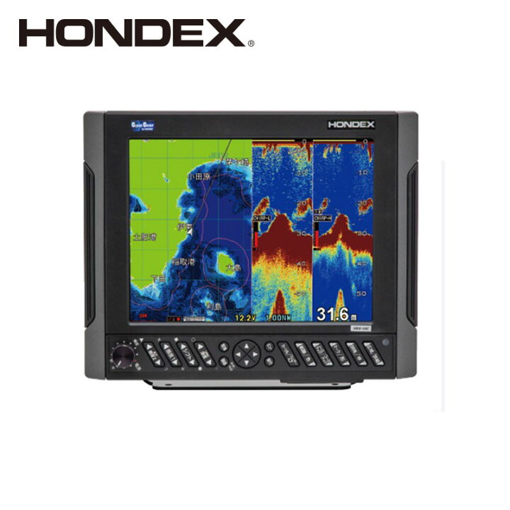 楽天市場】HONDEX HDX-10C TD320 600W GPS外付仕様 魚群探知機 クリア  